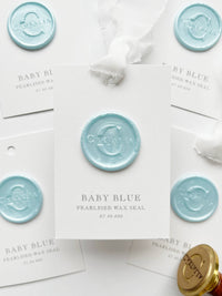 Wax Seal in Baby Blue Pearlised