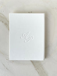 His & Her's Hard Back Luxury Vow Books Handmade In Luxury White Vegan Leather  / Linen or Velvet Folio