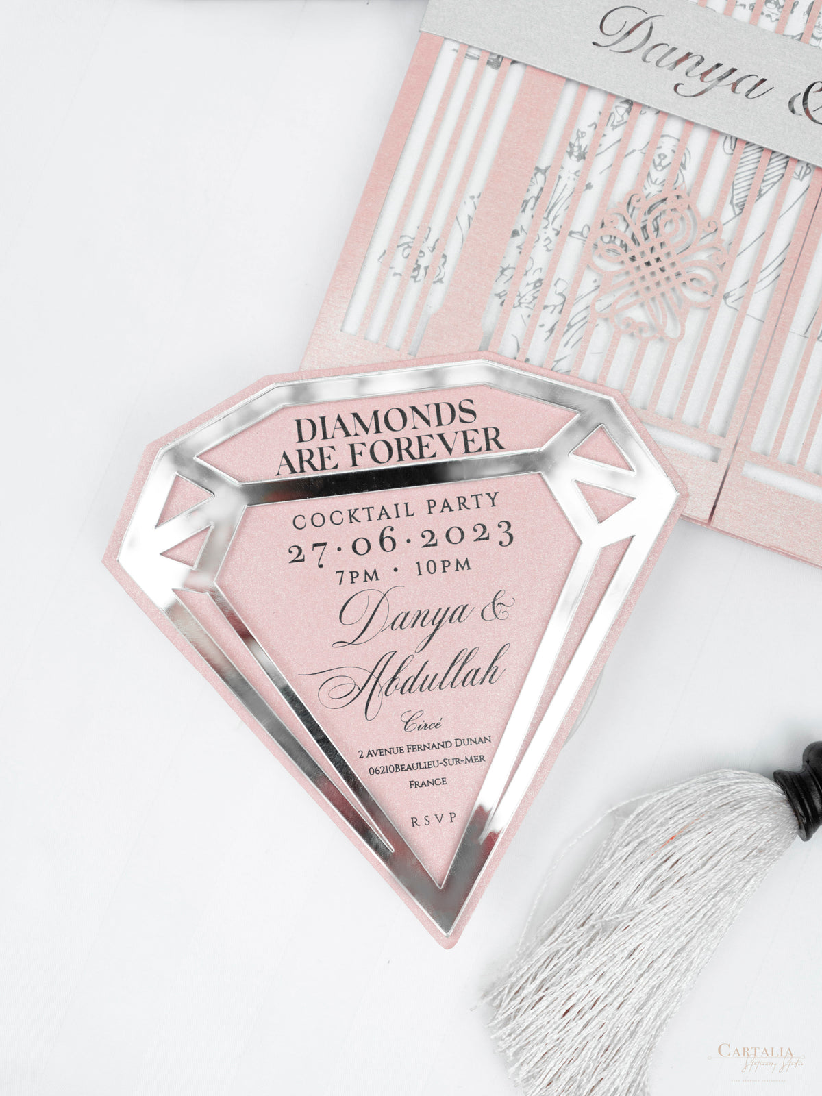 Cocktail Party Invitation | Bespoke Commission D&A