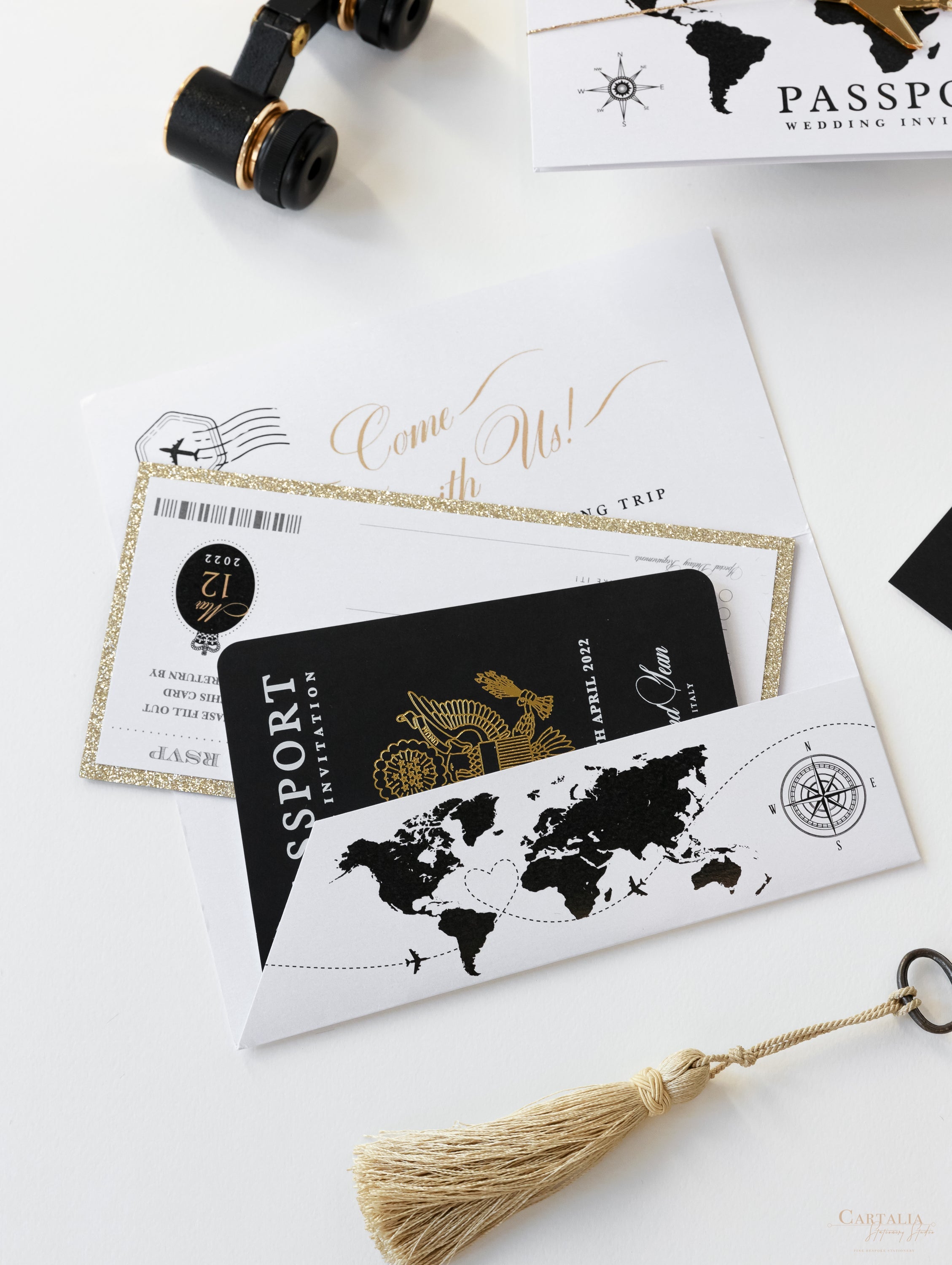 Luxury Passport Wallet - Best Honeymoon Gift for Wedding