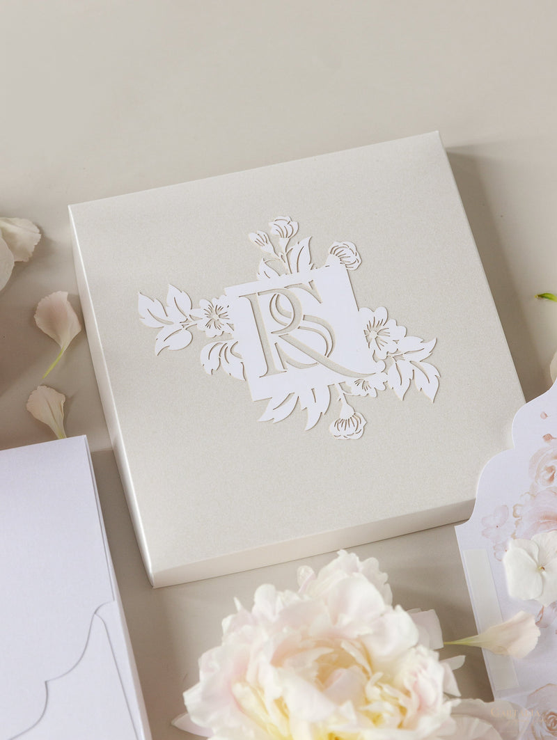 Couture Box : 3D Luxuriously Intricate Tier Laser Cutting Wedding Invi –  Cartalia