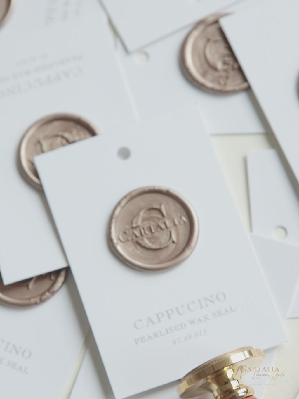 Add-On : Custom Wax Seal in Any font / Motif with Wax Seal Stamp – Cartalia